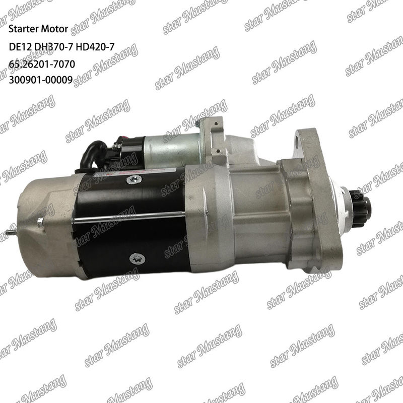 DE12 DH370-7 HD420-7 Motor Starter Motor 24V 11T 9KW 65.26201-7070 300901-00009 Für DOOSAN DAEWOO Motor Ersatzteile