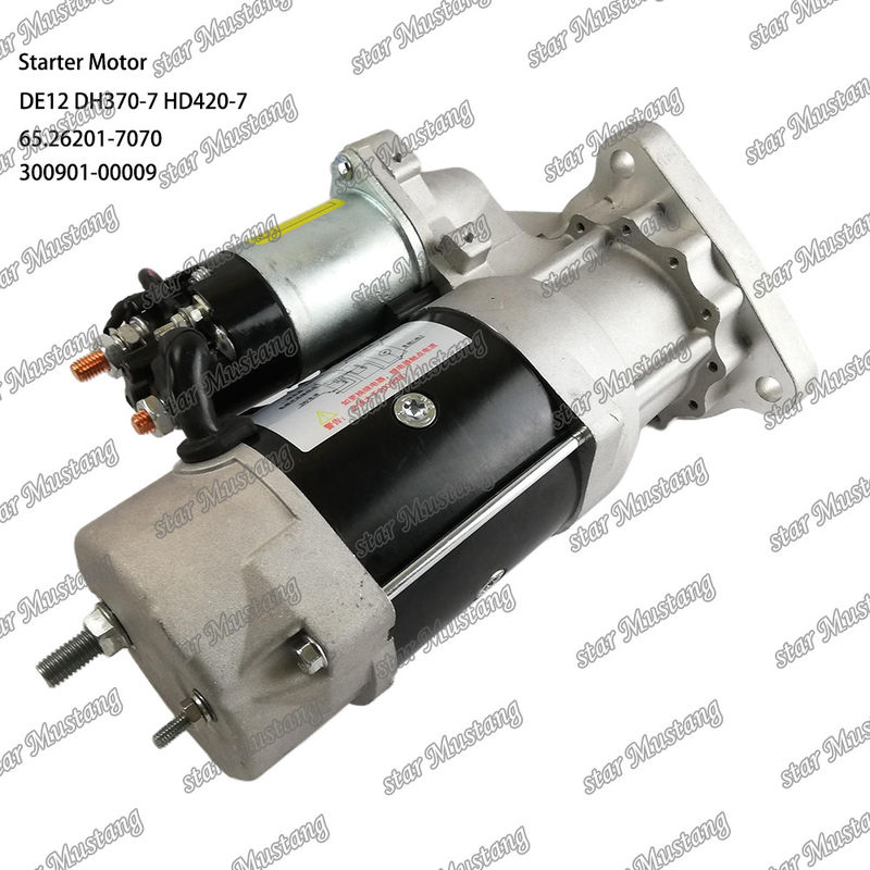 DE12 DH370-7 HD420-7 Motor Starter Motor 24V 11T 9KW 65.26201-7070 300901-00009 Für DOOSAN DAEWOO Motor Ersatzteile