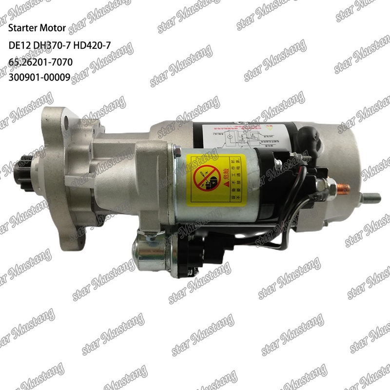 DE12 DH370-7 HD420-7 Motor Starter Motor 24V 11T 9KW 65.26201-7070 300901-00009 Für DOOSAN DAEWOO Motor Ersatzteile