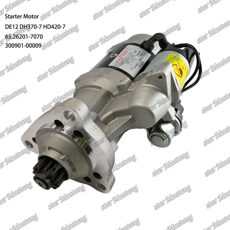 DE12 DH370-7 HD420-7 Motor Starter Motor 24V 11T 9KW 65.26201-7070 300901-00009 Für DOOSAN DAEWOO Motor Ersatzteile