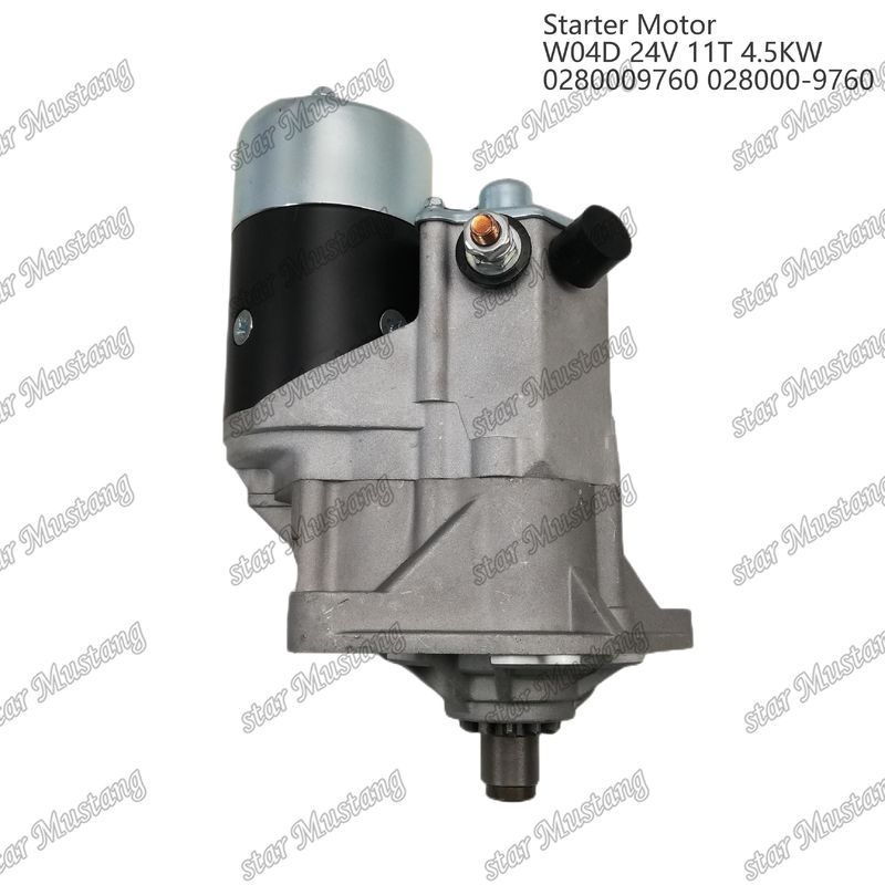 W04D Motor Starter Motor 24V 11T 4.5KW 0280009760 028000-9760 Für HINO Motor Ersatzteile