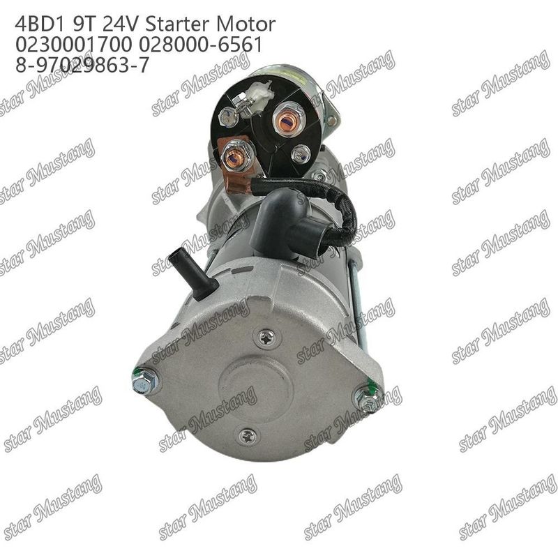 4BD1 Motor Starter Motor 24V 0230001700 028000-6561 8-97029863-7 für ISUZU Motor Ersatzteile
