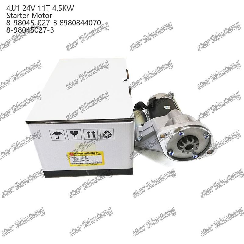 4JJ1 Motor Starter Motor 24V 11T 4.5KW 8-98045-027-3 8980844070 8-98045027-3 Für ISUZU Motor Ersatzteile