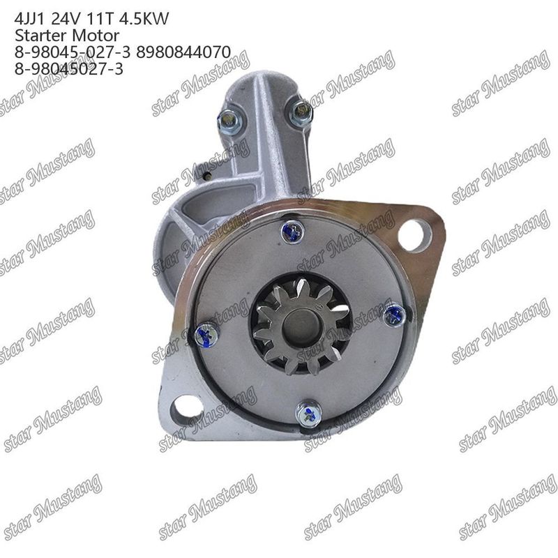 4JJ1 Motor Starter Motor 24V 11T 4.5KW 8-98045-027-3 8980844070 8-98045027-3 Für ISUZU Motor Ersatzteile