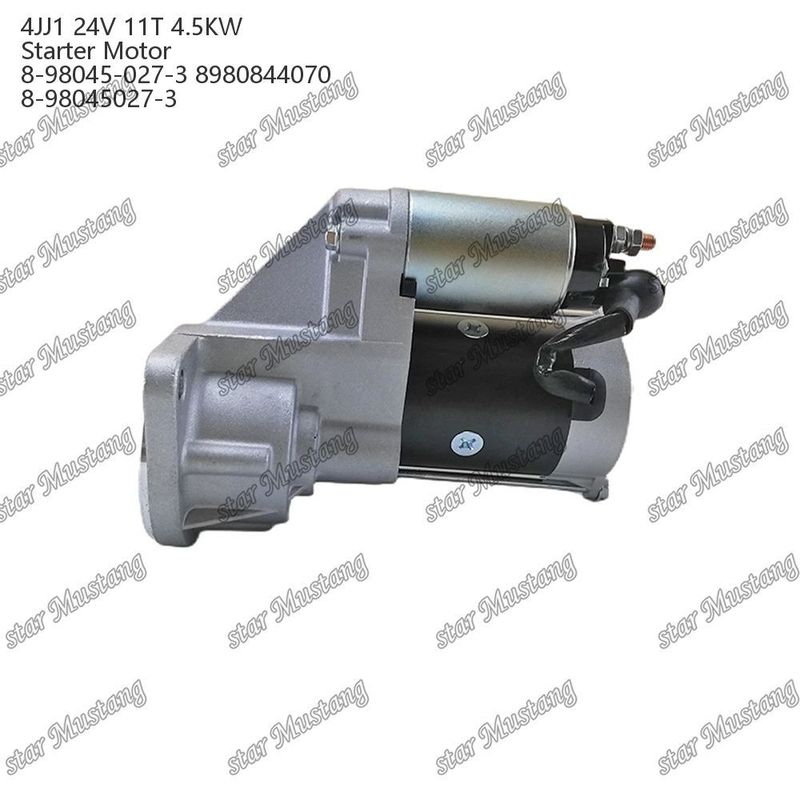4JJ1 Motor Starter Motor 24V 11T 4.5KW 8-98045-027-3 8980844070 8-98045027-3 Für ISUZU Motor Ersatzteile