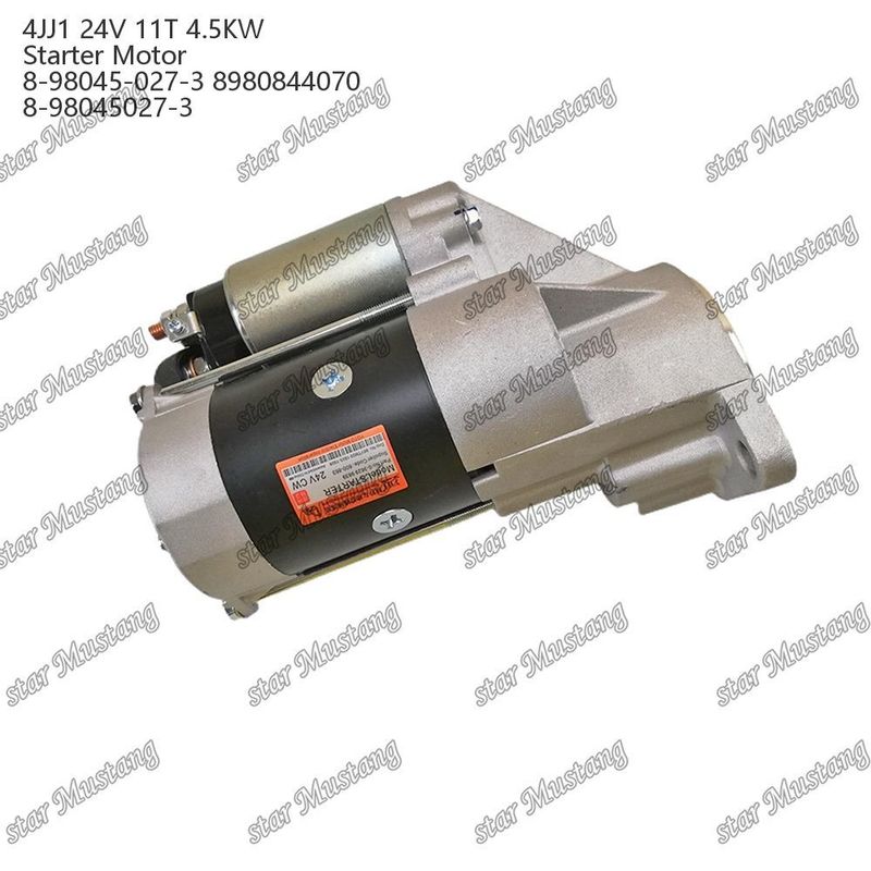 4JJ1 Motor Starter Motor 24V 11T 4.5KW 8-98045-027-3 8980844070 8-98045027-3 Für ISUZU Motor Ersatzteile