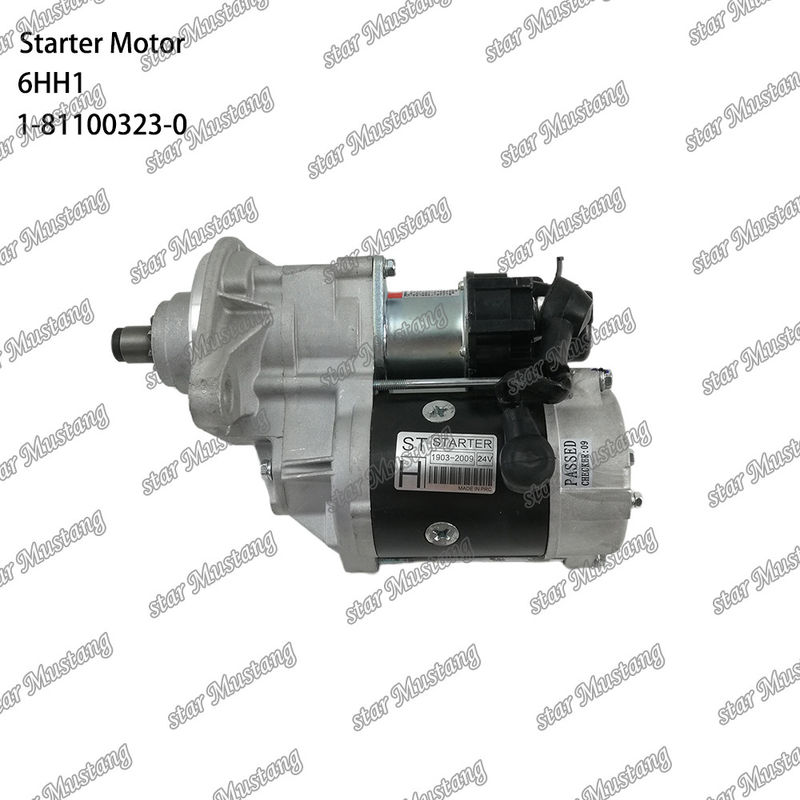 Situation 6HH1 Motor Starter Motor 11T 24V 5.0KW 1-81100323-0 1-81100307-0 für ISUZU Motor Ersatzteile