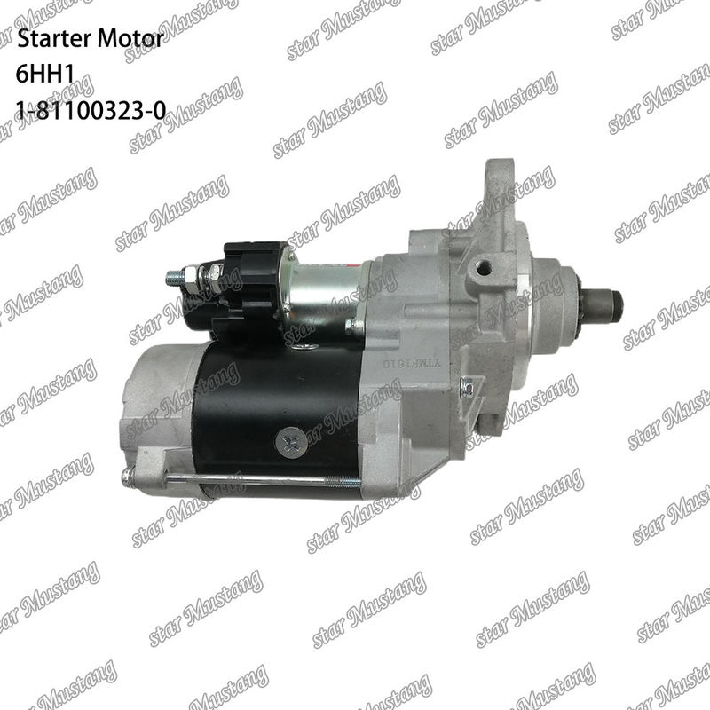 Situation 6HH1 Motor Starter Motor 11T 24V 5.0KW 1-81100323-0 1-81100307-0 für ISUZU Motor Ersatzteile
