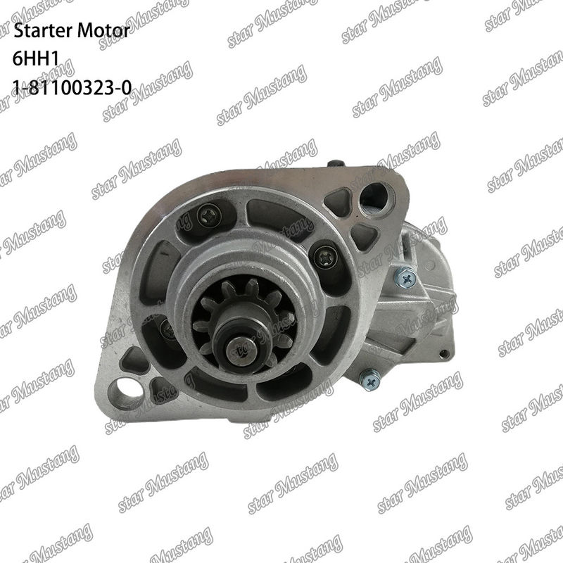 Situation 6HH1 Motor Starter Motor 11T 24V 5.0KW 1-81100323-0 1-81100307-0 für ISUZU Motor Ersatzteile
