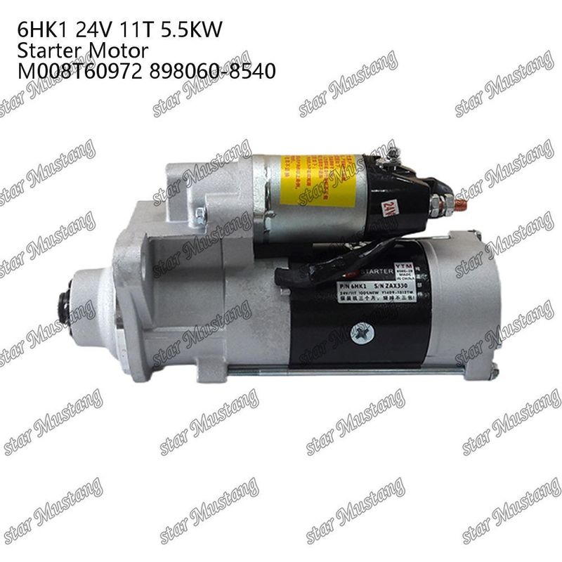 6HK1 Motor Starter Motor 24V 11T 5.5KW M008T60972 898060-8540 Für ISUZU Motor Ersatzteile