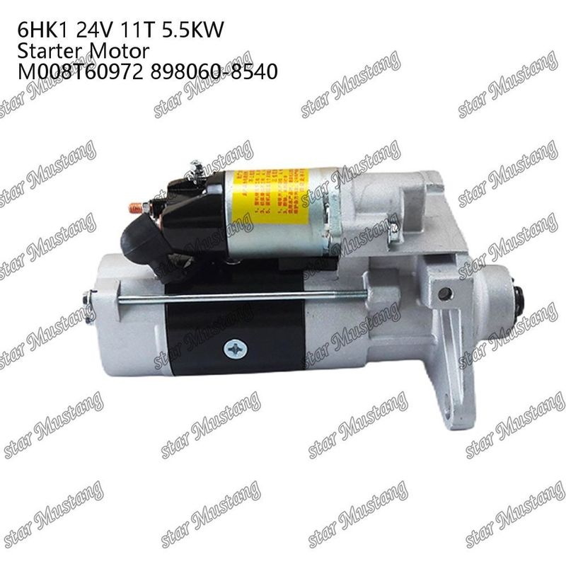 6HK1 Motor Starter Motor 24V 11T 5.5KW M008T60972 898060-8540 Für ISUZU Motor Ersatzteile