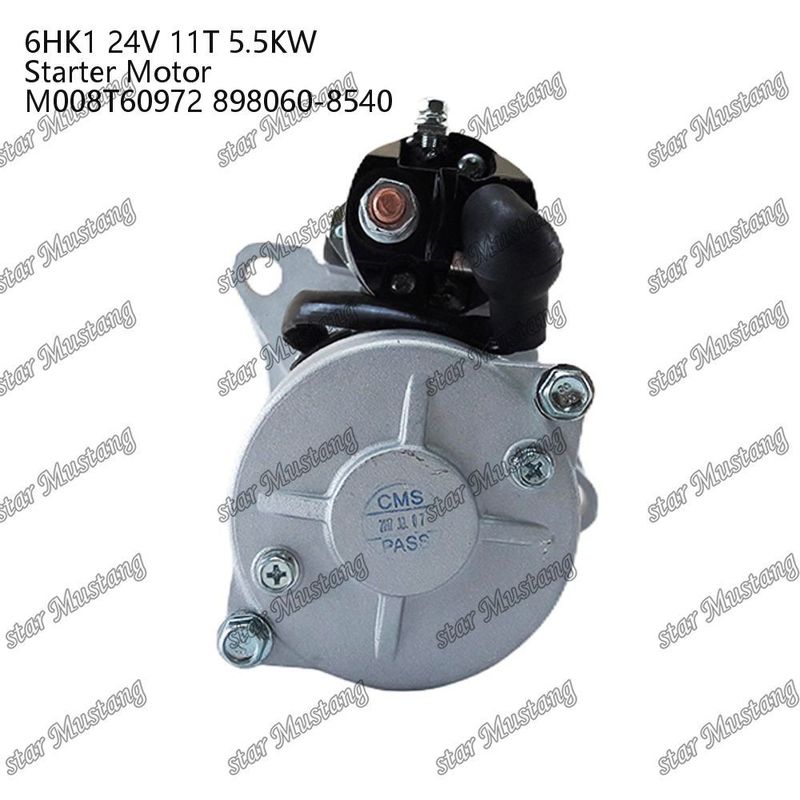 6HK1 Motor Starter Motor 24V 11T 5.5KW M008T60972 898060-8540 Für ISUZU Motor Ersatzteile
