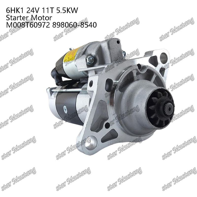 6HK1 Motor Starter Motor 24V 11T 5.5KW M008T60972 898060-8540 Für ISUZU Motor Ersatzteile