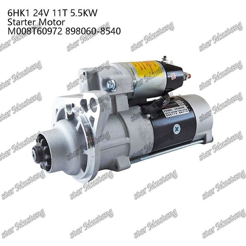 6HK1 Motor Starter Motor 24V 11T 5.5KW M008T60972 898060-8540 Für ISUZU Motor Ersatzteile