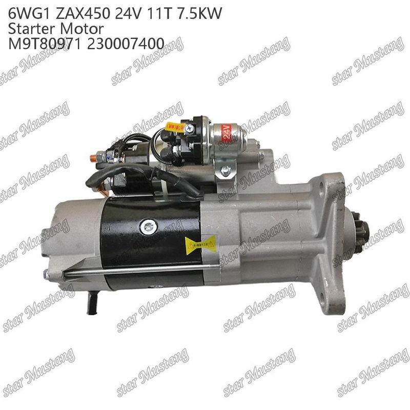 6WG1 ZAX450 Motor Starter Motor 24V 11T 7,5 kW DI Typ M9T80971 230007400 Für ISUZU Motor Ersatzteile