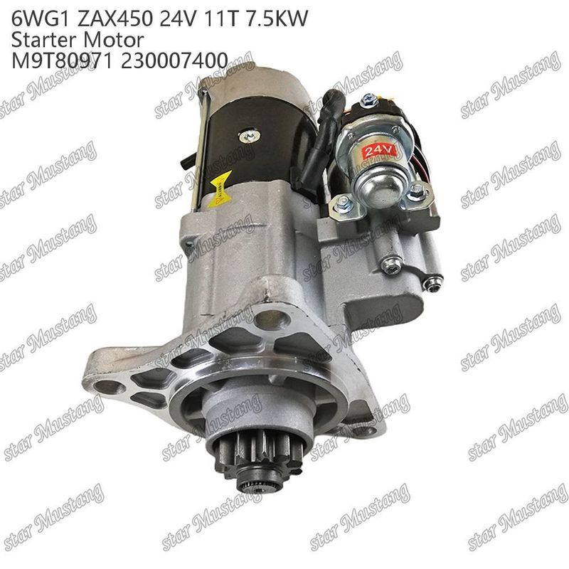 6WG1 ZAX450 Motor Starter Motor 24V 11T 7,5 kW DI Typ M9T80971 230007400 Für ISUZU Motor Ersatzteile