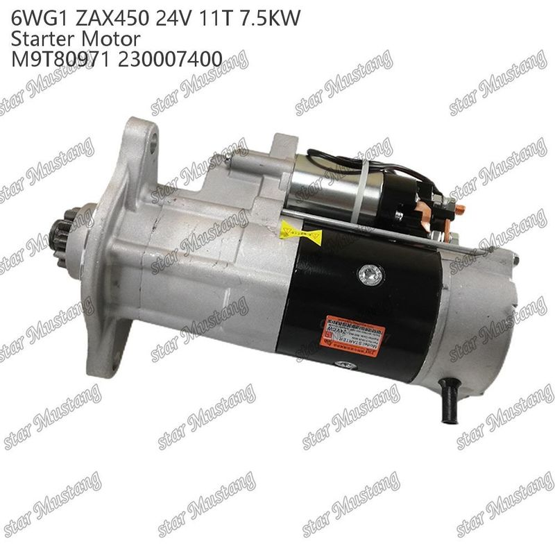 6WG1 ZAX450 Motor Starter Motor 24V 11T 7,5 kW DI Typ M9T80971 230007400 Für ISUZU Motor Ersatzteile