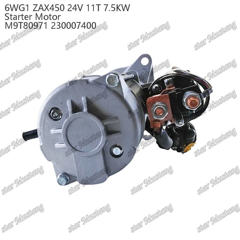 6WG1 ZAX450 Motor Starter Motor 24V 11T 7,5 kW DI Typ M9T80971 230007400 Für ISUZU Motor Ersatzteile