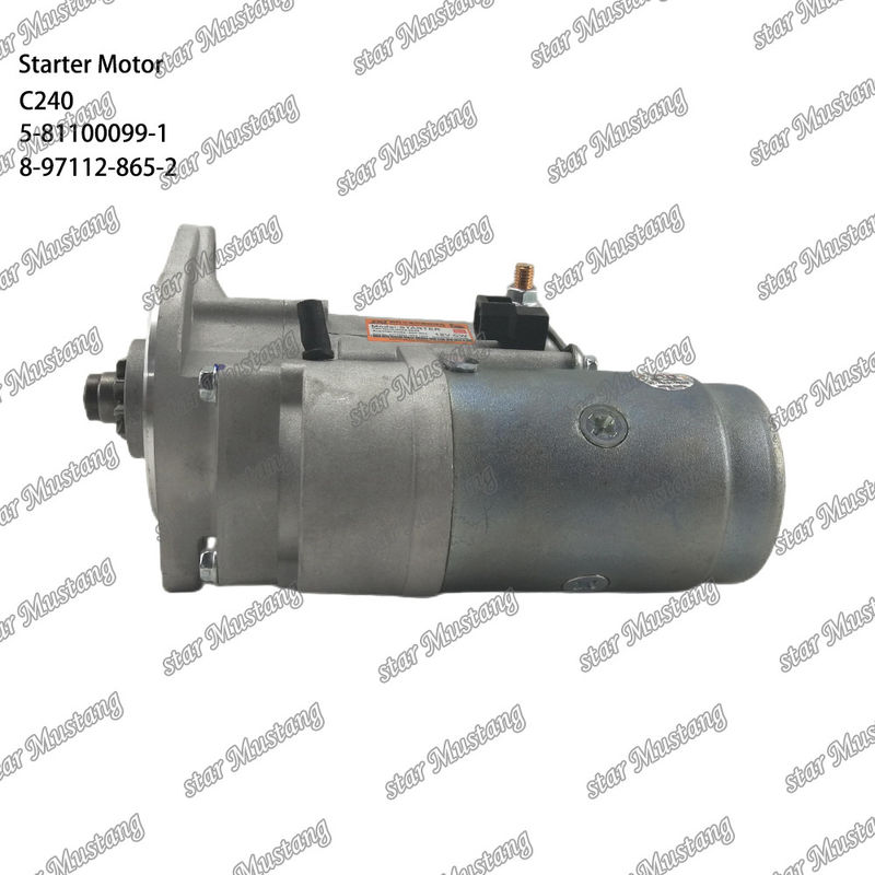 C240 Motor Starter Motor 9T 12V 5-81100099-1 8-97112-865-2 für ISUZU Motor Ersatzteile