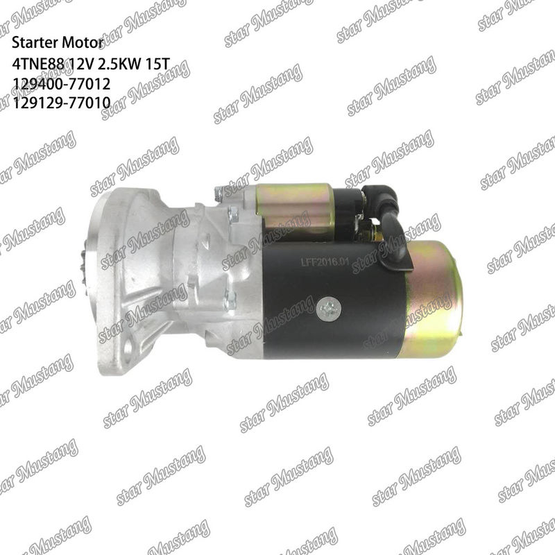 4TNE88 Motor Startermotor 12V 2,5KW 15T 129400-77012 129129-77010 für YANMAR Motor Ersatzteile
