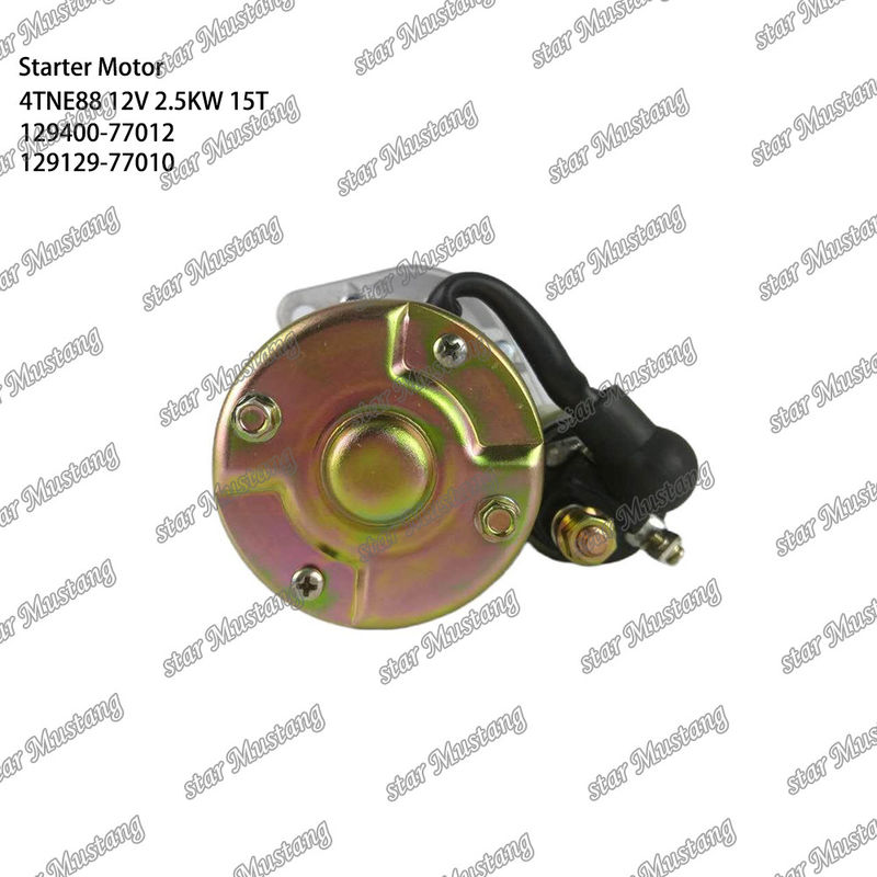 4TNE88 Motor Startermotor 12V 2,5KW 15T 129400-77012 129129-77010 für YANMAR Motor Ersatzteile