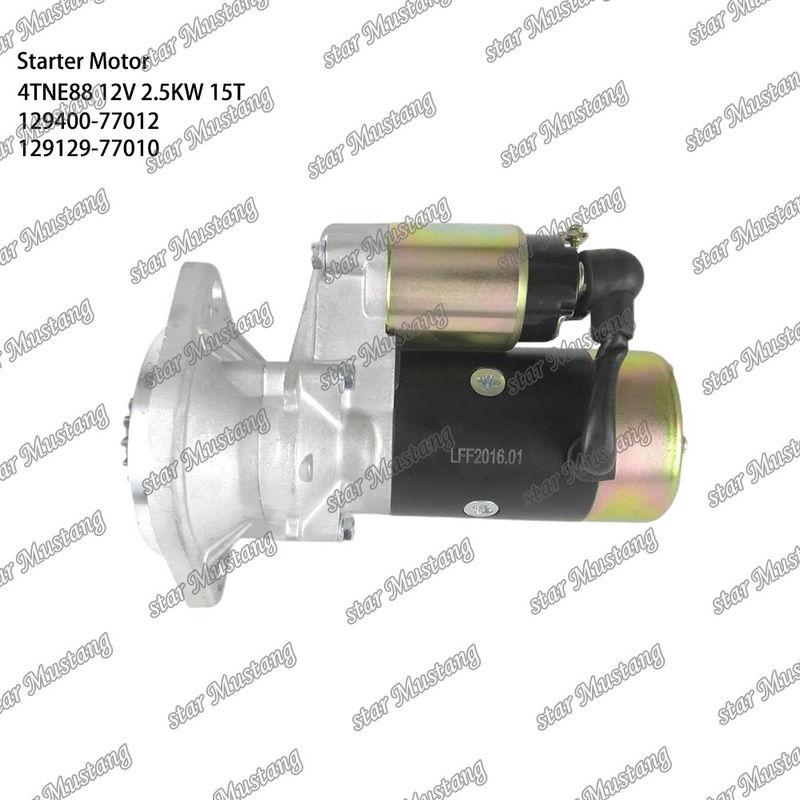 4TNE88 Motor Startermotor 12V 2,5KW 15T 129400-77012 129129-77010 für YANMAR Motor Ersatzteile