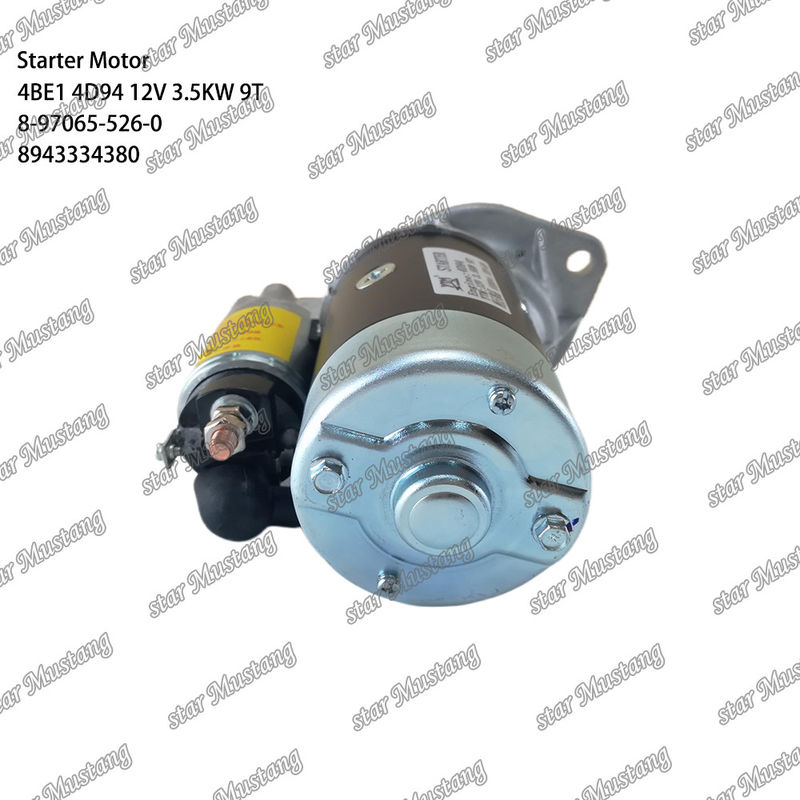Startmotor 4BE1 4D94 12V 9T 8-97065-526-0 8943334380 geeignet für Komatsu-Motorteile