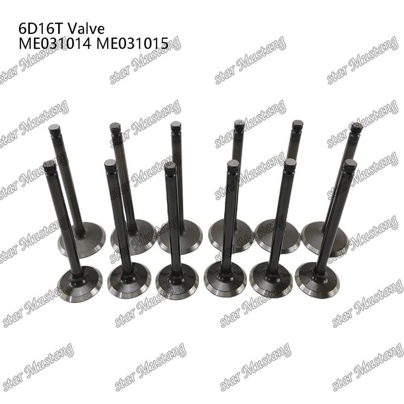Integral-Struktur-Ventil 6D16T IN ME031014 EX ME031015 Dieselmotor-Teil Originalbestand mit Online-Support nach