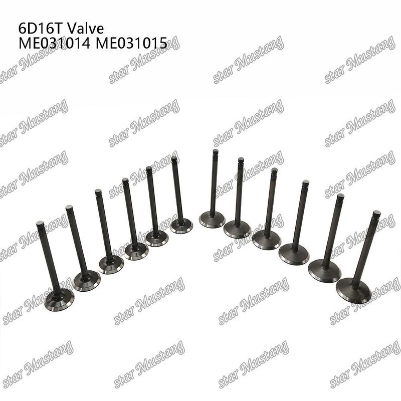 Integral-Struktur-Ventil 6D16T IN ME031014 EX ME031015 Dieselmotor-Teil Originalbestand mit Online-Support nach