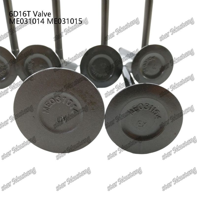Integral-Struktur-Ventil 6D16T IN ME031014 EX ME031015 Dieselmotor-Teil Originalbestand mit Online-Support nach