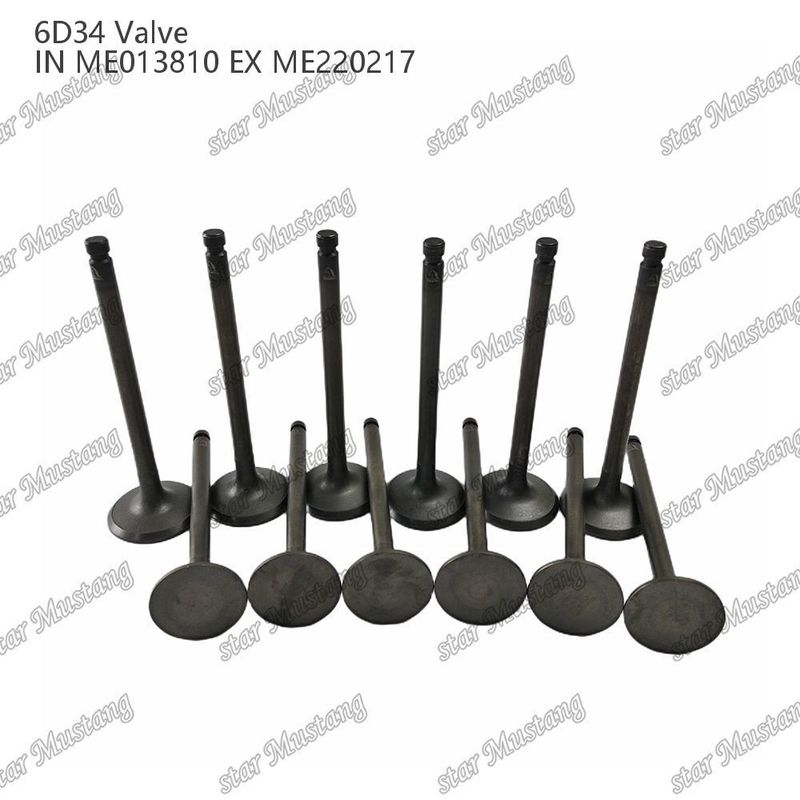Integral-Struktur-Ventil 6D34 ME013810 ME220217 Dieselmotor-Teil Originalbestand mit Online-Support nach