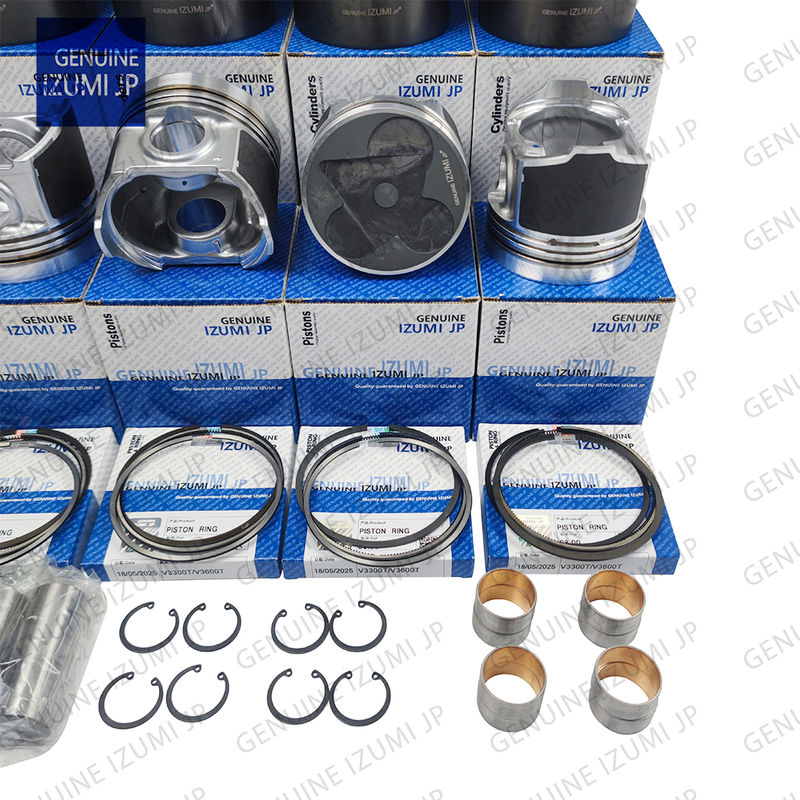 Cylinder Liner Kit  V3300T-12V Piston 1G563-21774 For Kubota Diesel Engine Repair Parts