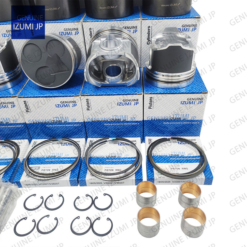 V3600T Zylinder Liner Kit Kolben 1J510-21113 für Kubota Dieselmotoren Reparaturteile
