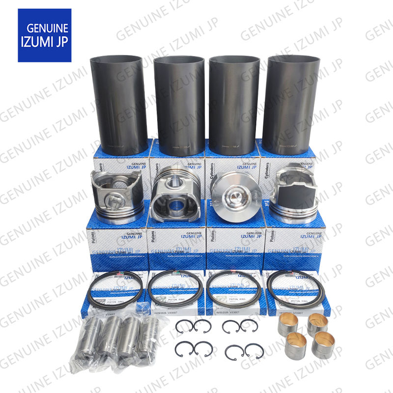 V3300T-16V Zylinder-Liner-Kit Kolben 1C050-21112 für Kubota Dieselmotoren Reparaturteile
