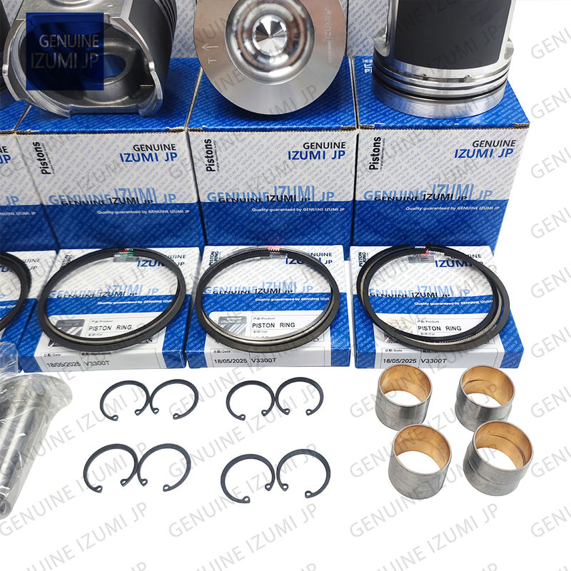 V3300T-16V Zylinder-Liner-Kit Kolben 1C050-21112 für Kubota Dieselmotoren Reparaturteile