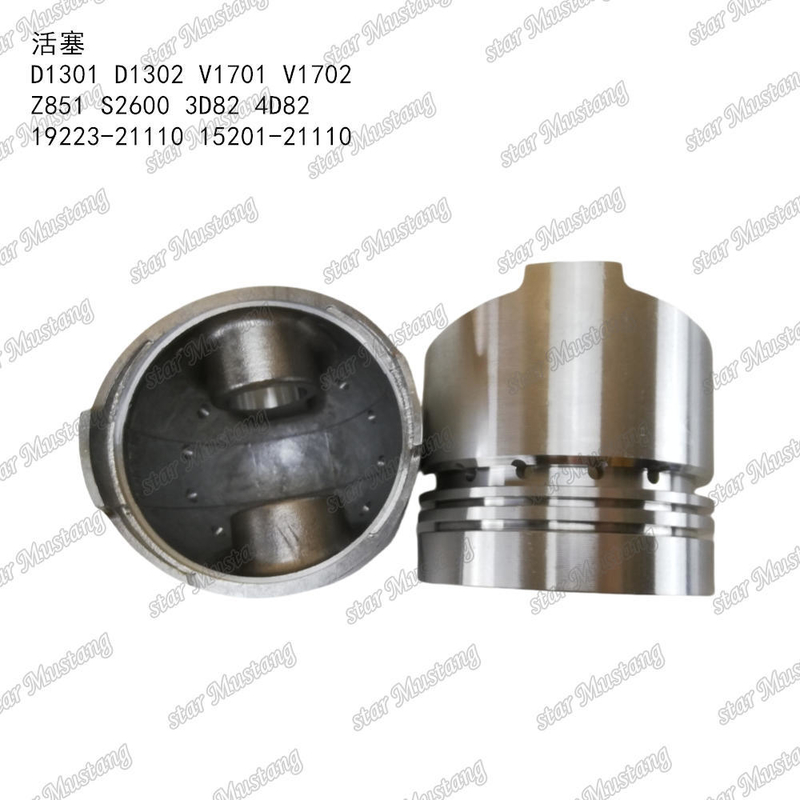 Kolben D1301 D1302 V1701 V1702 Z851 S2600 3D82 4D82 19223-21110 15201-21110 geeignet für KUBOTA-Motorteile